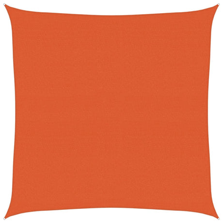 Vidaxl zonnezeil 160 g m² vierkant 7x7 m hdpe oranje