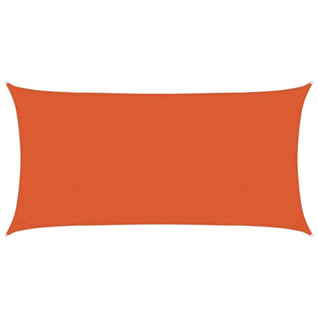 Vidaxl solsejl 160 g m² 2x4 m HDPE orange