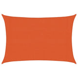 Vidaxl Zonnezeil 160 g m² rektangulær 3x5 m HDPE ORANJE