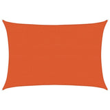 Vidaxl Zonnezeil 160 g m² rektangulær 4x5 m HDPE ORANJE