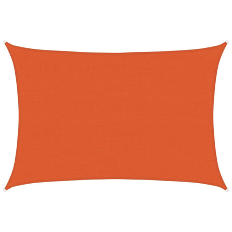 Vidaxl Zonnezeil 160 g m² rektangulær 4x5 m HDPE ORANJE