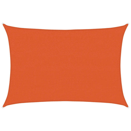 Vidaxl zonnezeil 160 g m² 4x6 m hdpe oranje