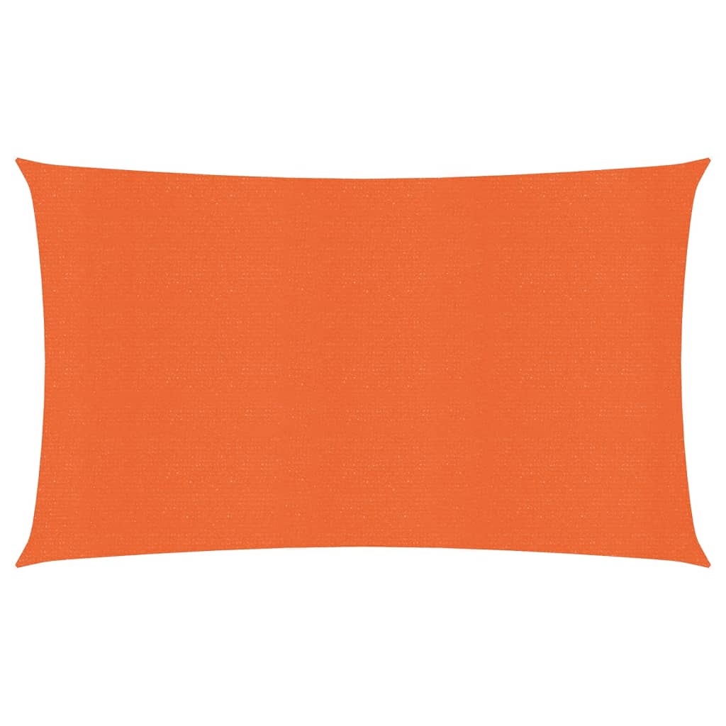 Vidaxl Zonnezeil 160 g m² rektangulær 4x7 m hdpe oranje
