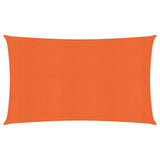 Vidaxl Zonnezeil 160 g m² rektangulær 4x7 m hdpe oranje