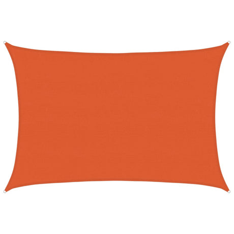 Vidaxl Zonnezeil 160 g m² rektangulær 5x7 m hdpe oranje