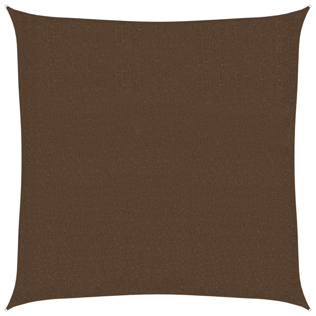Vidaxl Zonnezeil 160 g m² 3,6x3,6 m HDPE Brown