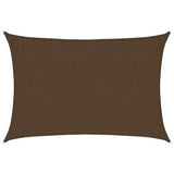 Vidaxl Zonnezeil 160 g m² 2x2,5 m HDPE Brown