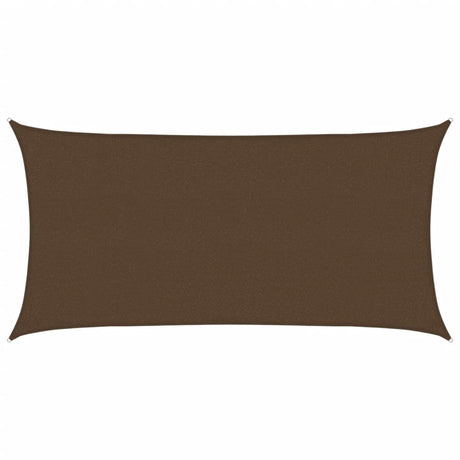 Vidaxl Zonnezeil 160 g m² 2,5x5 m HDPE Brown