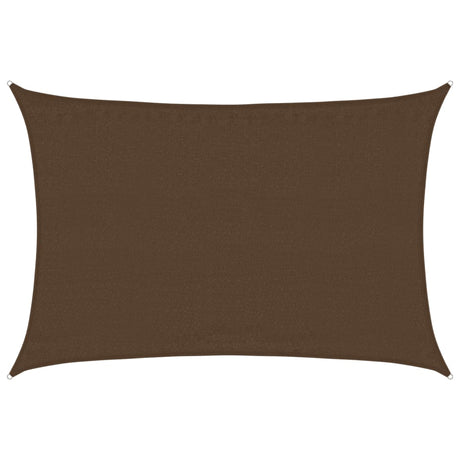 Vidaxl Zonnezeil 160 g m² 3,5x5 m HDPE Brown