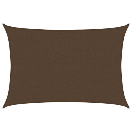Vidaxl Zonnezeil 160 g m² 4x6 m HDPE Brown