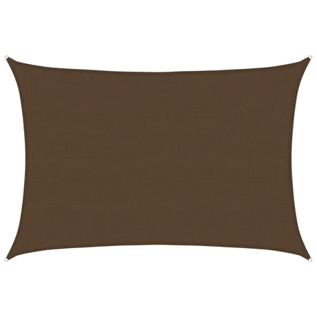 Vidaxl Zonnezeil 160 g m² 5x6 m HDPE Brown