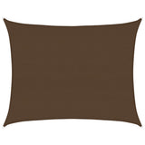 Vidaxl Zonnezeil 160 g m² 6x8 m HDPE Brown