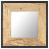 Vidaxl Mirror 50x50 cm fast mango træ