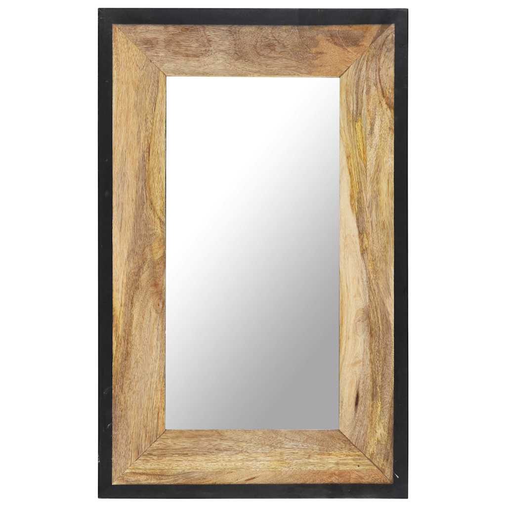 VidaXL spejl 80x50 cm massivt mangotræ