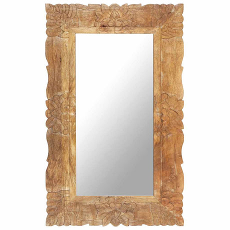 VidaXL spejl 80x50 cm massivt mangotræ
