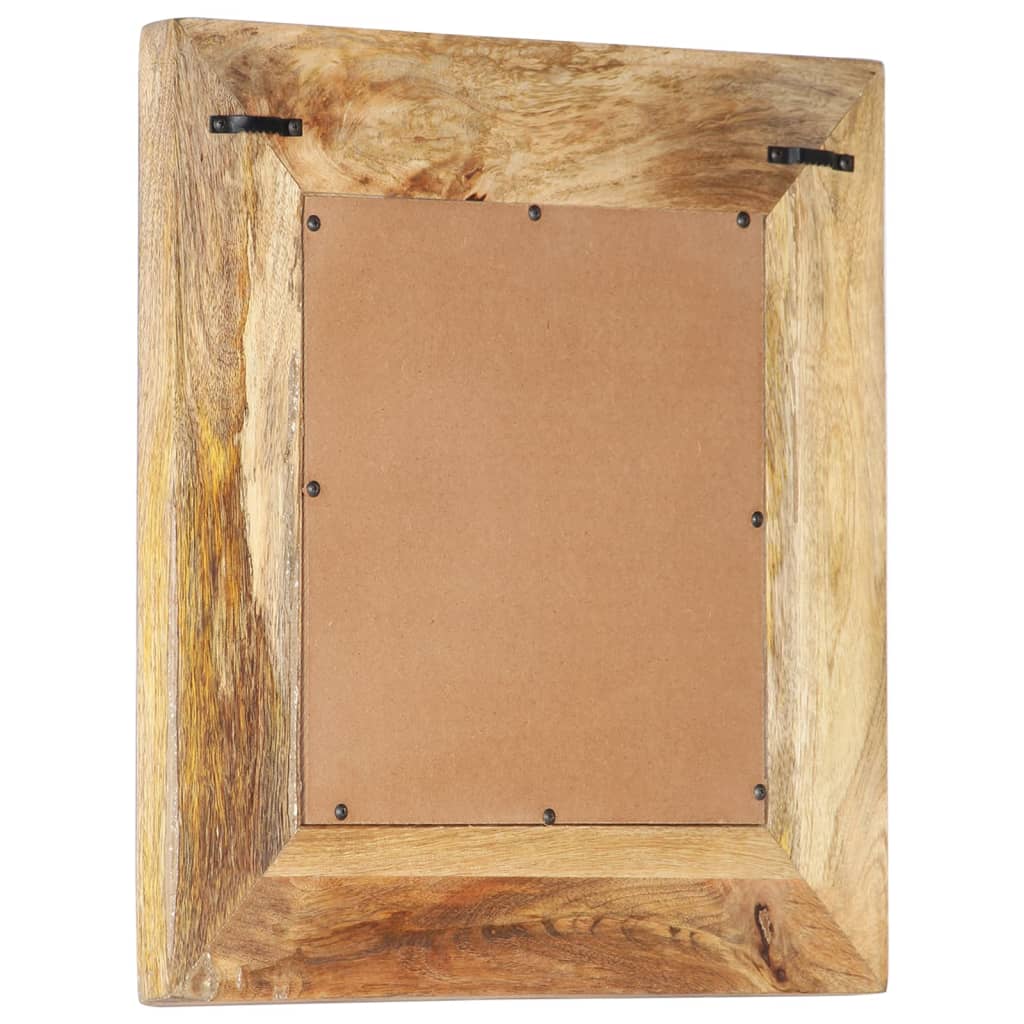 Vidaxx spejl håndskåret 50x50x2,6 cm massivt mangotræ