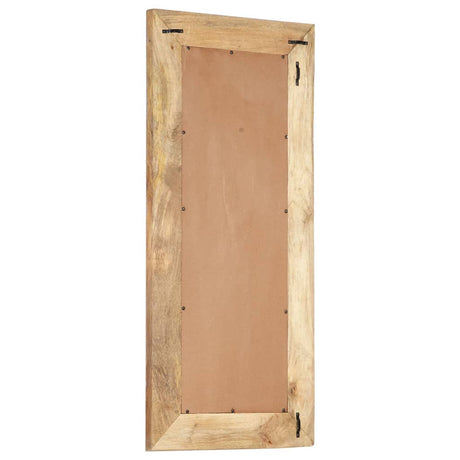 Vidaxx spejl håndskåret 110x50x2,5 cm massivt mangotræ