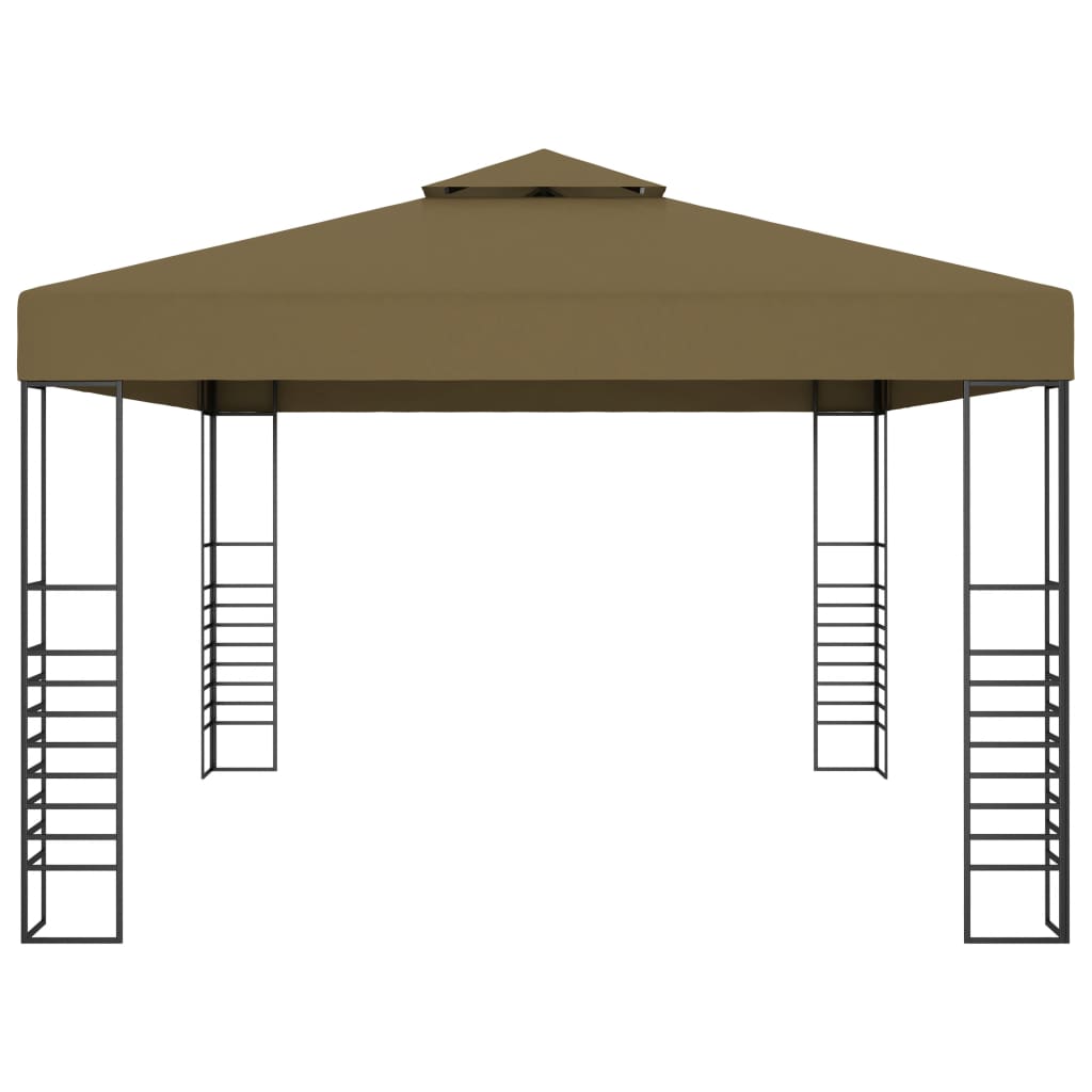 VidaXL Gazebo 180 g m² 3x4 m taupe