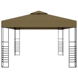 VidaXL Gazebo 180 g m² 3x4 m taupe