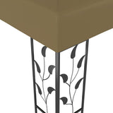 Vidaxx lysthus 180 g m² 3x3 m taupe