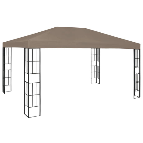 Vidaxl prieel 4x3 m taupe