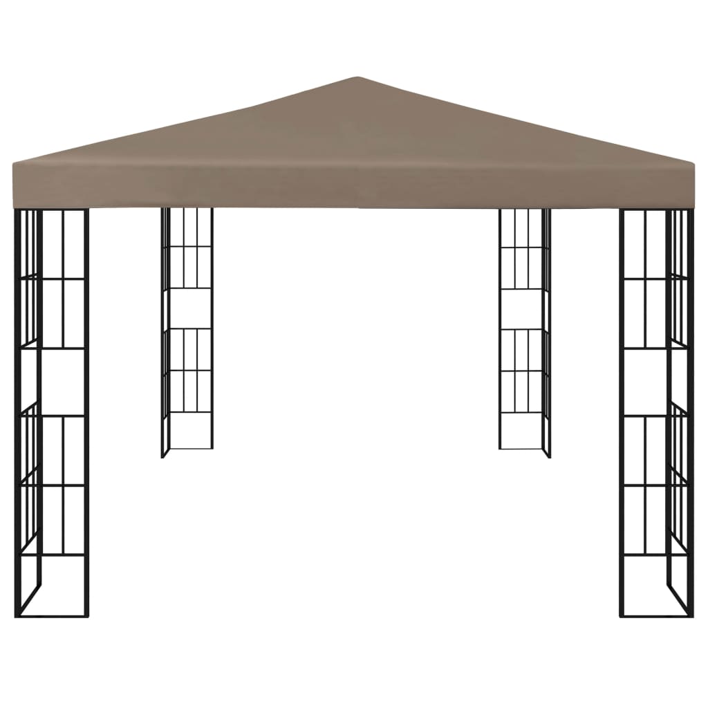 Vidaxl prieel 4x3 m taupe
