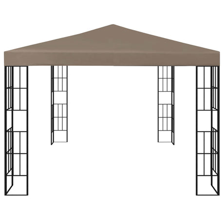 Vidaxl prieel 4x3 m taupe