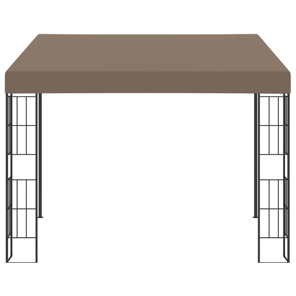 Vidaxx vægpavillon 3x3 m stof taupe