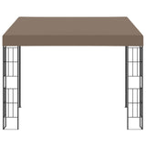 Vidaxx vægpavillon 3x3 m stof taupe