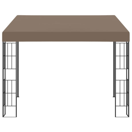 Vidaxx vægpavillon 3x3 m stof taupe