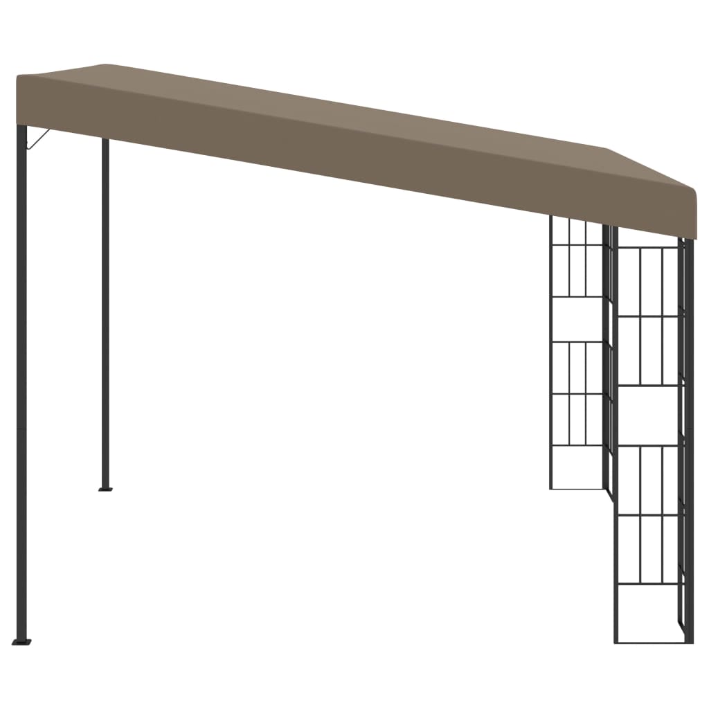 Vidaxx vægpavillon 3x3 m stof taupe
