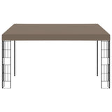 Vidaxl WallPrieel 4x3 m støvtaupe