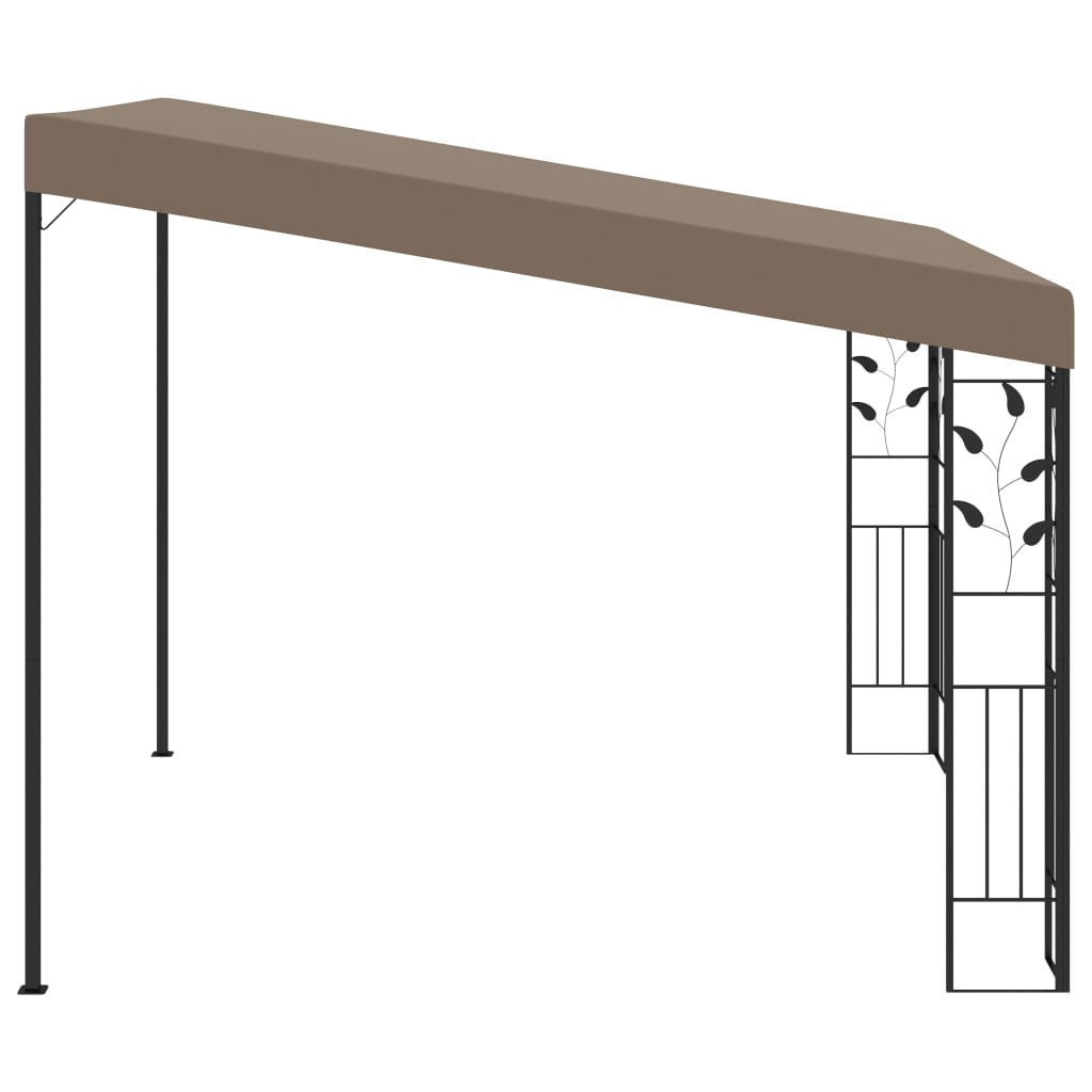 Vidaxx vægpavillon 3x3x2,5 m taupe