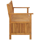 Vidaxl tuinopbergbank 148 cm massief acaciahout