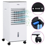 Vidaxl Air Cooler Mobile 3-in-15 W 61x31x27 cm hvid og sort