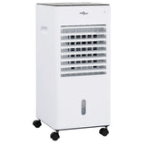 Vidaxl Air Cooler Mobile 3-in-15 W 61x31x27 cm hvid og sort