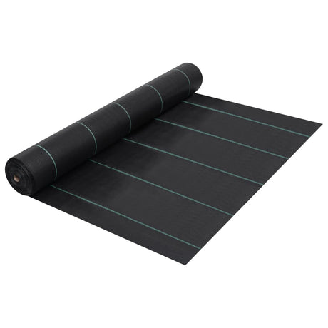 Vidaxl gulerodklud 1x100 m pp sort