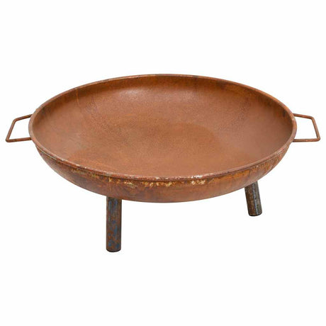 Vidaxxl bålfad 67,5x58x22,5 cm stål