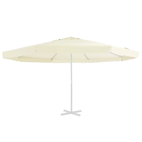 Vidaxl -udskiftningsklud til parasol 515 cm sand -farvet