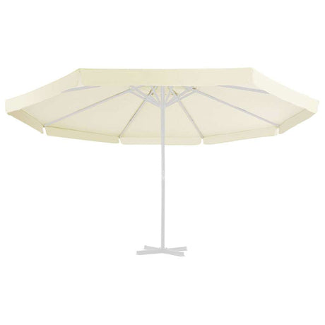 Vidaxl -udskiftningsklud til parasol 515 cm sand -farvet