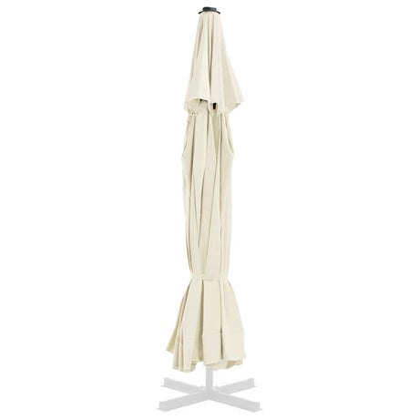 Vidaxl -udskiftningsklud til parasol 515 cm sand -farvet
