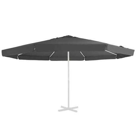 Vidaxl -udskiftningsklud til parasol 515 cm antracit -farvet