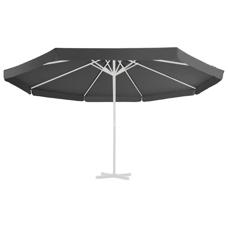 Vidaxl -udskiftningsklud til parasol 515 cm antracit -farvet