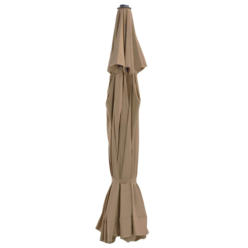 Vidaxl -udskiftningsklud til parasol 515 cm taupe