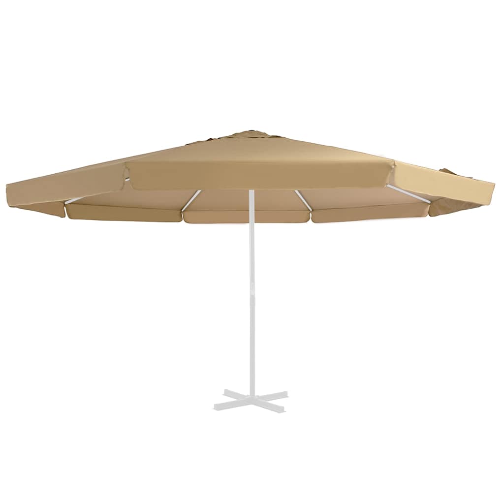 Vidaxl -udskiftningsklud til parasol 515 cm taupe