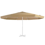 Vidaxl -udskiftningsklud til parasol 515 cm taupe