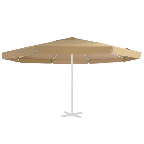 Vidaxl -udskiftningsklud til parasol 515 cm taupe