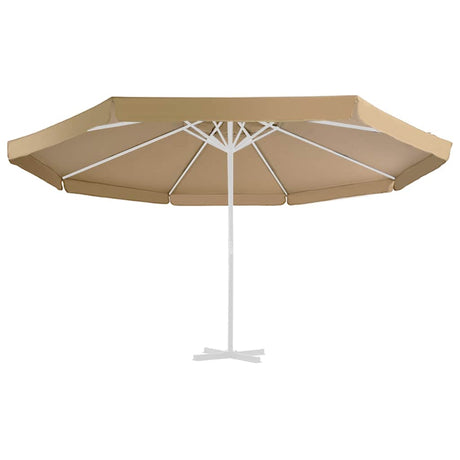 Vidaxl -udskiftningsklud til parasol 515 cm taupe