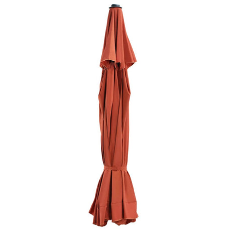 Vidaxl -udskiftningsklud til parasol 500 cm terracotta -farvet