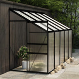 VidaXL Drivhus 6,23 m³ aluminium antracit